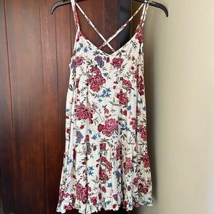 Short Flowered dress 🌹🌷